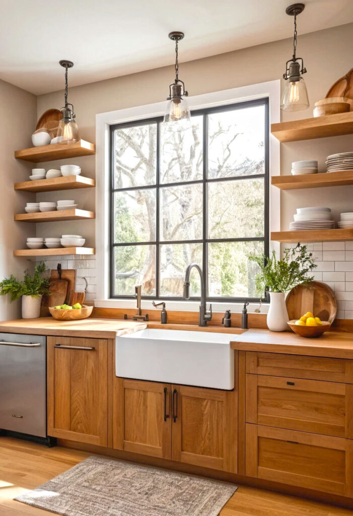 06. Modern Kitchen Design Ideas With Wood Warmth 1