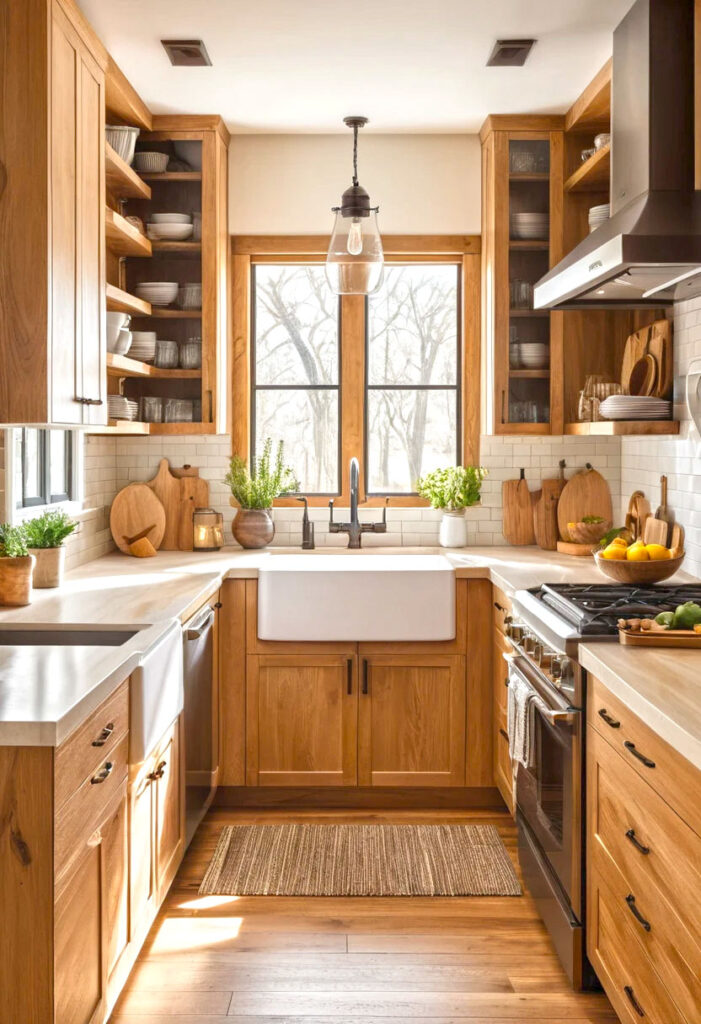06. Modern Kitchen Design Ideas With Wood Warmth 2