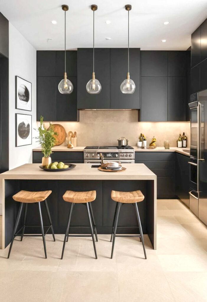 07. A Beige Floor Kitchen Thats Surprisingly Chic 1