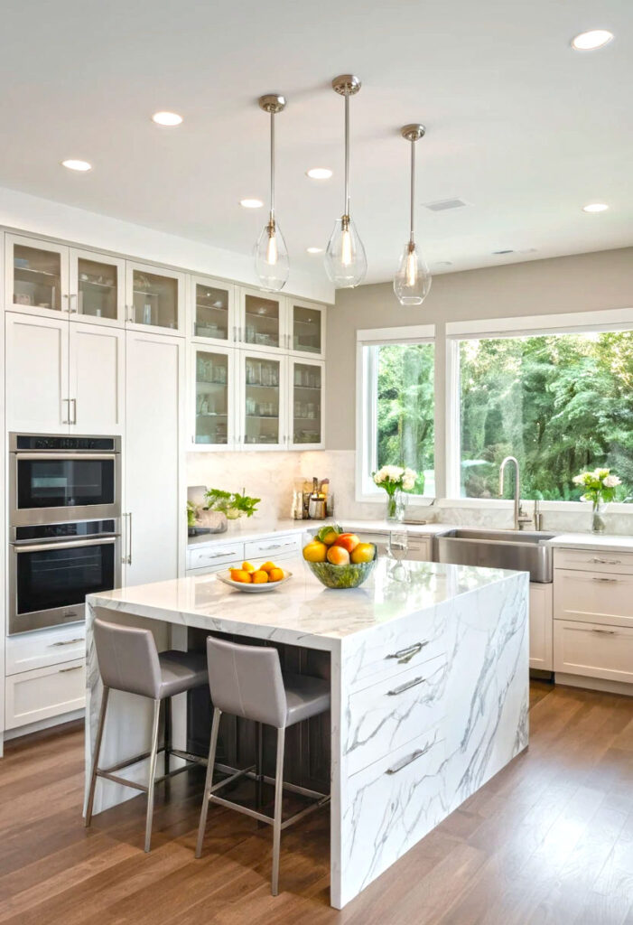 11. Contemporary Kitchen Designs With Glass And Light 1
