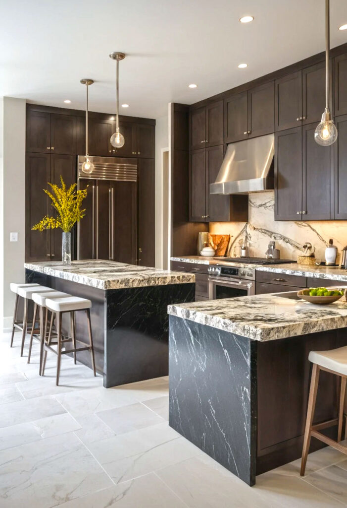 12. The Stone Kitchen Renovation For Earthy Luxury 2