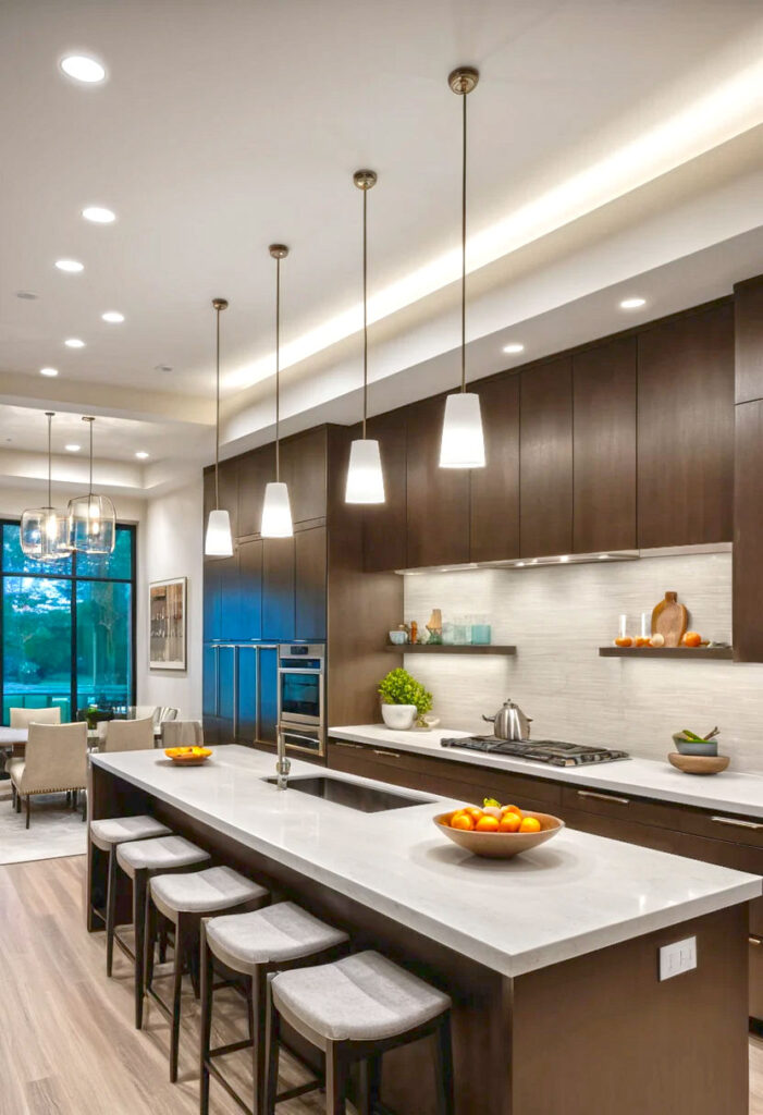 13. A Modern Kitchen Doesnt Ignore Lighting 2