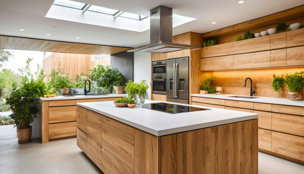 A Future Ready Sustainable Kitchen Where Smart Tech Clean Energy And Eco Conscious Design Work Together To Slash Power Use Without Sacrificing Style 3