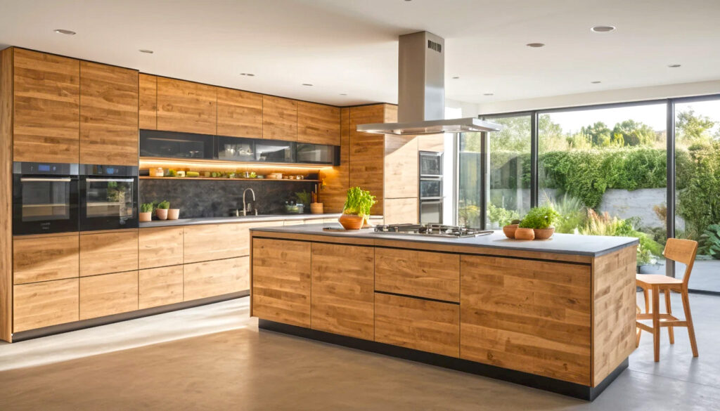 A Future Ready Sustainable Kitchen Where Smart Tech Clean Energy And Eco Conscious Design Work Together To Slash Power Use Without Sacrificing Style 4