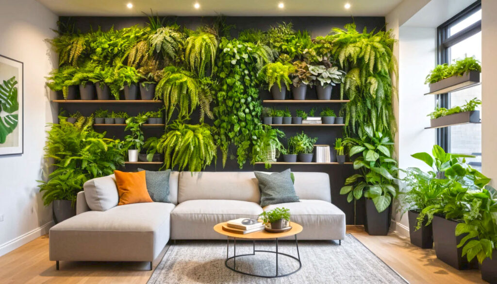 A Modern Living Wall Brings Fresh Life And Smart Style To A Small Apartment Corner 3 1