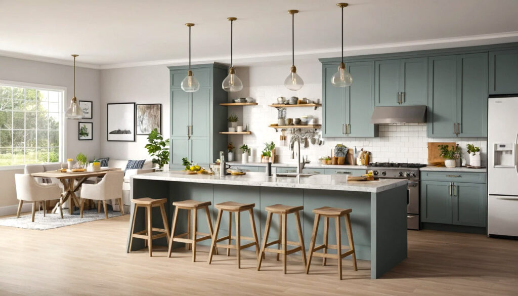 An Open Concept Kitchen Brings Airy Freedom And Easy Flow But It Also Exposes Every Sound Smell And Bit Of Clutter In The Space 4