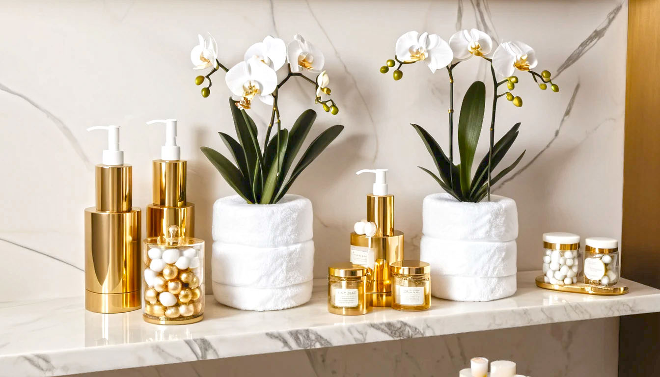 Bath shelf styling ideas for trendy, organized bathrooms