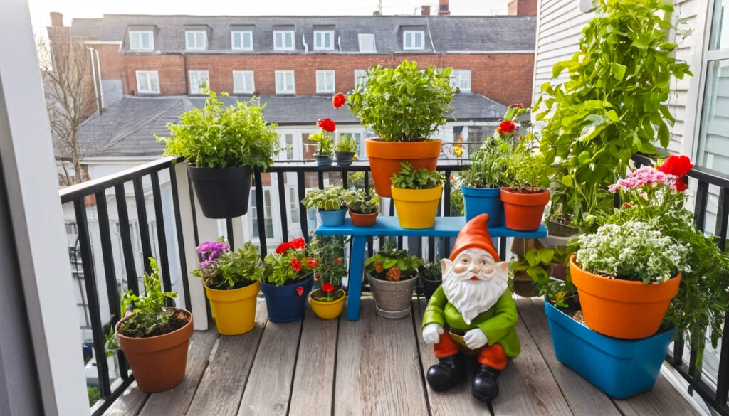 Small Balcony Big Laughs—where Smart Hacks Meet Joyful Greenery 1