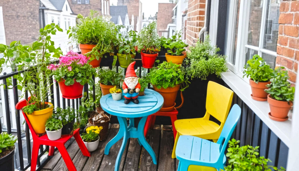 Balcony or Patio Garden Hacks: Tiny Space, Huge Laughs
