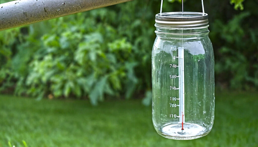 Build Mason Jar DIY Rain Gauge Home Made Rainfall Meter 3