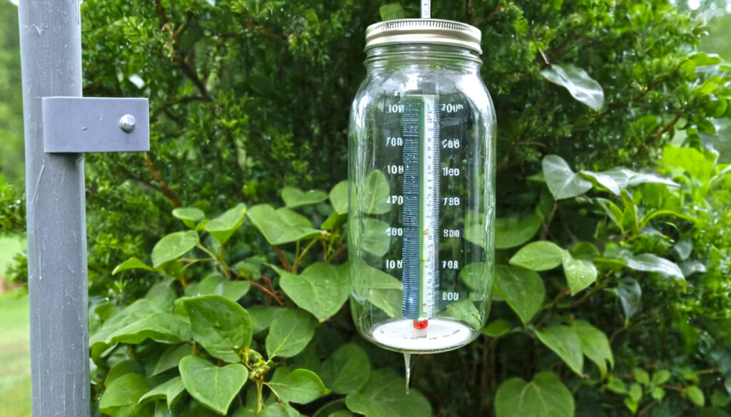 Build Mason Jar DIY Rain Gauge Home Made Rainfall Meter 4