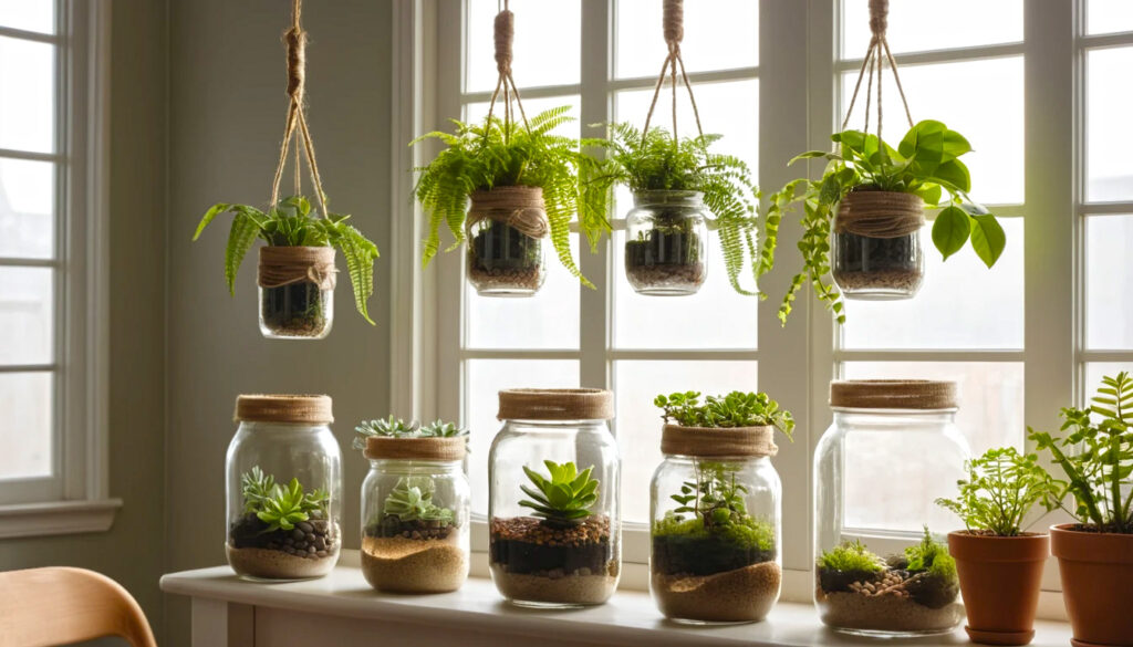 How To Make Mason Jar Floating Plant Holders 4