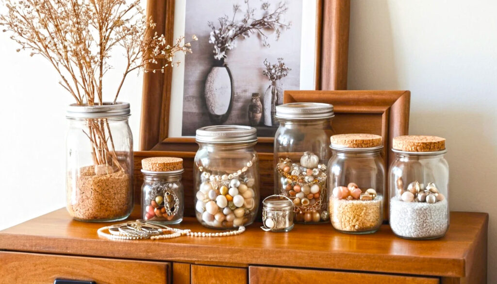 How To Make Mason Jar Jewelry Holder 3